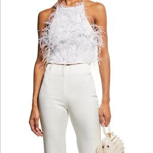 Cult Gaia Joey Feather Top size XS. perfect condition